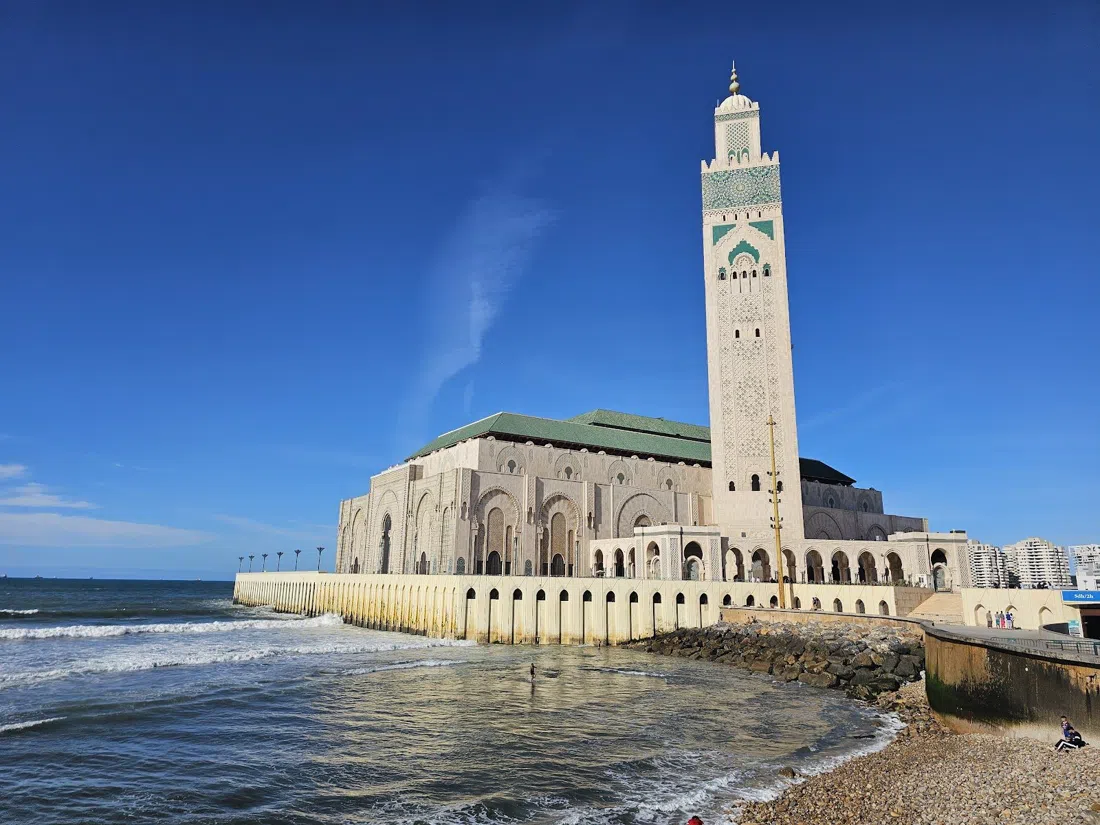 Esplanade en Promenade Maritime de la Mosquée Hassan II, Casablanca